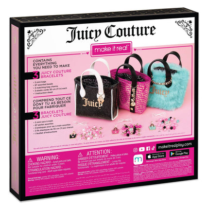 Make It Real Juicy Couture Set mare cu 3 genți și brățări
