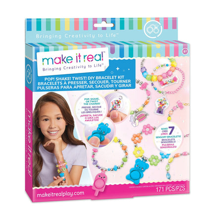 Make It Real Pop! Shake! Twist! Kit DIY brățări