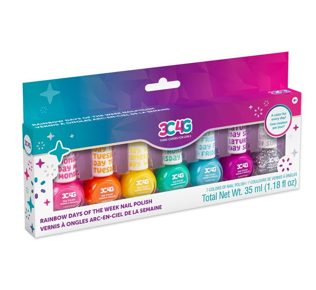 Make It Real Set ojă Rainbow Days Of The Week, 7 buc.
