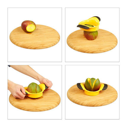 Tăiător de mango cu lamă din oțel inoxidabil