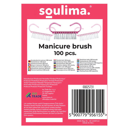 Perie pentru manichiura - 100 buc Soulima 25731