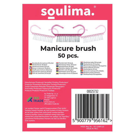 Perie pentru manichiura - 50 buc Soulima 25732