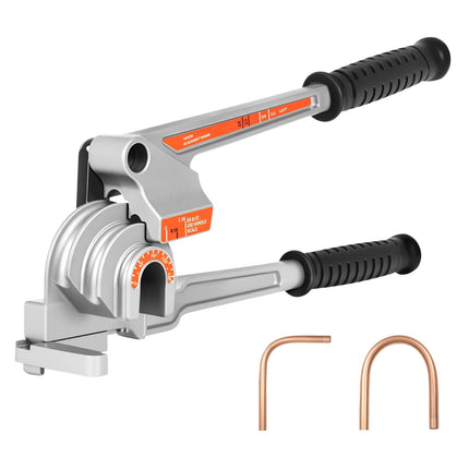Manual 3-in-1 Tube Bender, 1/4–1/2 in OD, 180