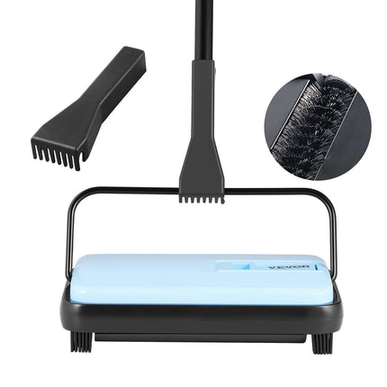 Manual Carpet Sweeper, 300 mL Dustbin, 17 cm Width