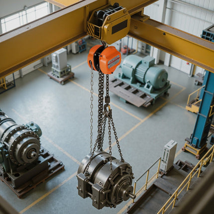 Manual Chain Hoist 1 Ton, 10 Ft Lift, G80 Chain