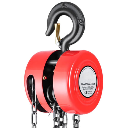 Manual Chain Hoist, 1 Ton, 6 m Lift, G70 Chain