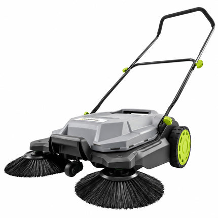 Mătură manuală de podea, lățime 68 cm, recipient de 24 l, mâner reglabil