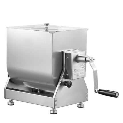 Manual Meat Mixer, 30L Tilting Stainless Steel Tank