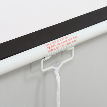 Manual Projector Screen, 100 Inch, 4:3/16:9, Home Theater