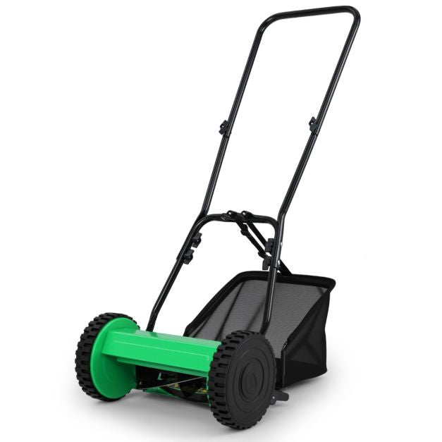 Mașină de tuns iarba manuală cu tambur, tăiere 30 cm, recipient colector 18,5 l