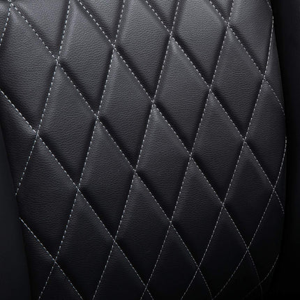 Scaun de birou pentru masaj Scaun pivotant pentru masaj in 6 puncte din piele artificiala cu tetiera Negru 70X76.5X114-124Cm