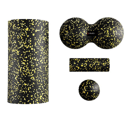 Set rolă și bilă de masaj, negru-verde, material EPP