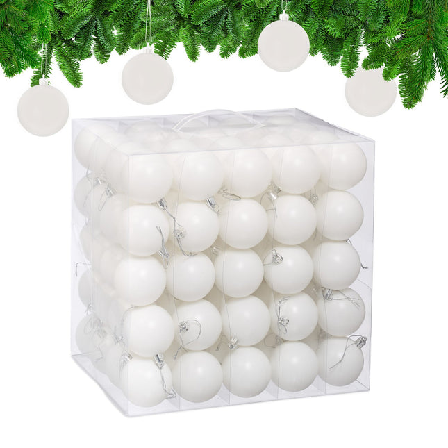 Set de baldouri de Crăciun mat, 100 de bucăți