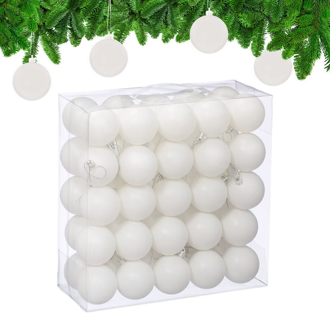Set de baldouri de Crăciun mat, 50 de bucăți
