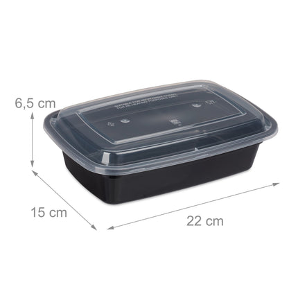 Cutii pentru prepararea mesei cu 1 compartiment - 24 buc