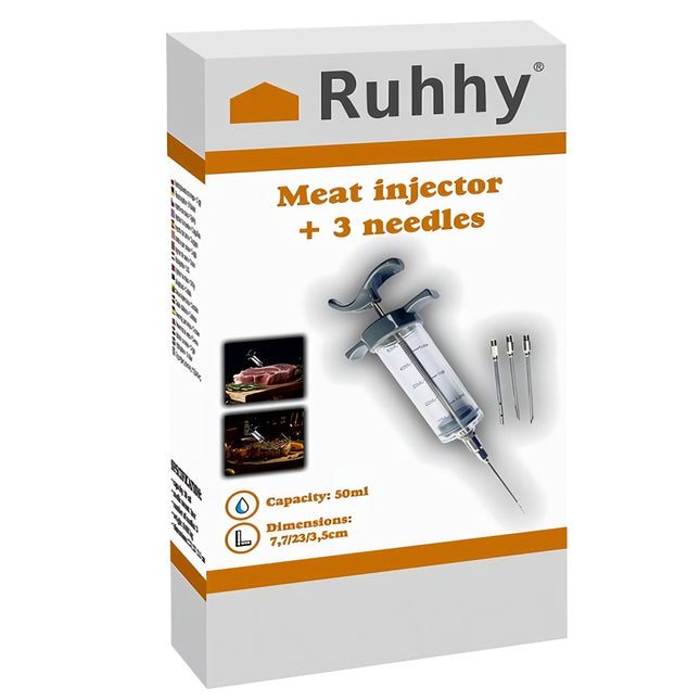 Meat injector + 3 needles Ruhhy 23055