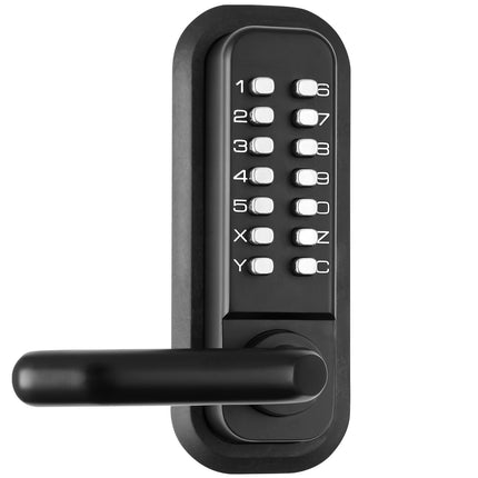 Mechanical Keyless Door Lock, 14-Digit Keypad, Waterproof