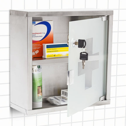 Medicine cabinet in steel