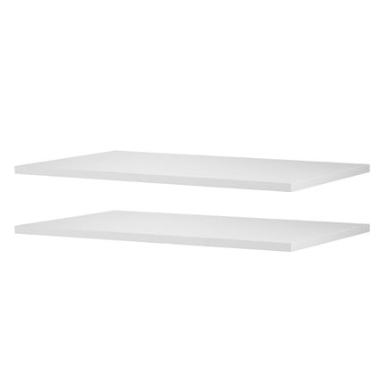 Melamine Shelf Boards, 2-Pack, White 23 x 14 x 0.6 in