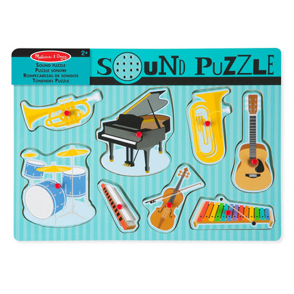 Melissa & Doug Puzzle sonor cu instrumente muzicale