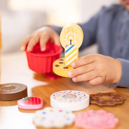 Melissa & Doug Set de joacă Play To Go - tort și fursecuri