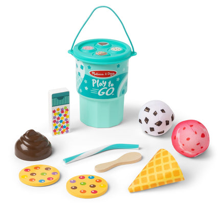 Melissa & Doug Set de joacă cu înghețată Play To Go