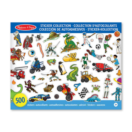 Melissa & Doug Colecție de stickere, albastru