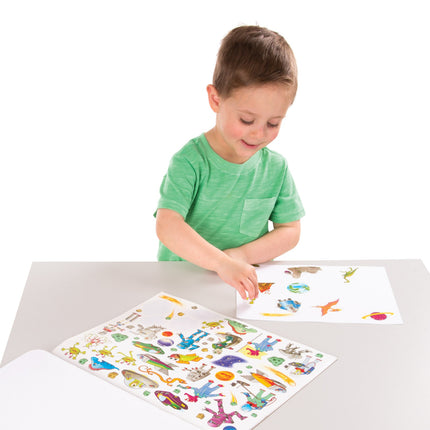 Melissa & Doug Colecție de stickere, albastru