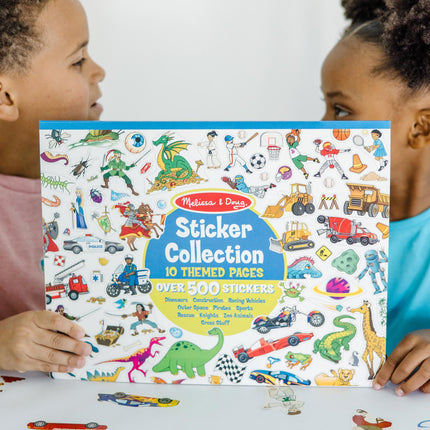 Melissa & Doug Colecție de stickere, albastru