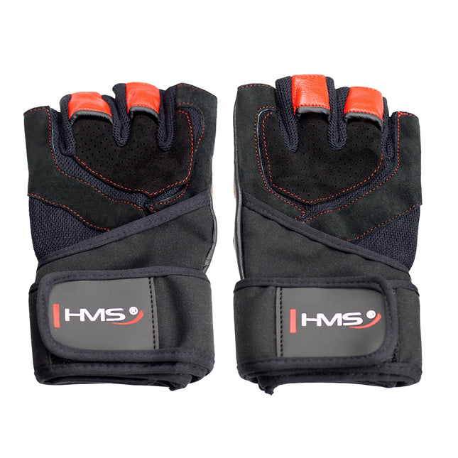 Men's XXL Fitness Gloves, Black/Red