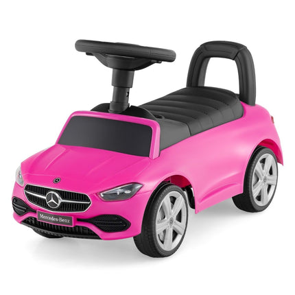 Mașină de jucărie Mercedes-Benz Ride-On cu volan și depozitare