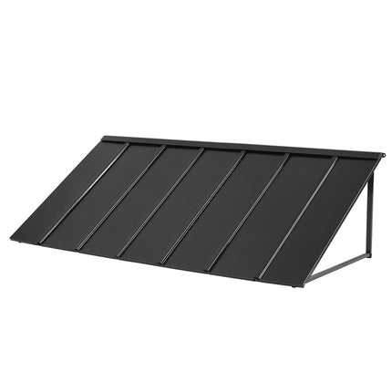 Metal Door Awning Canopy, 80 x 36 In Steel Frame