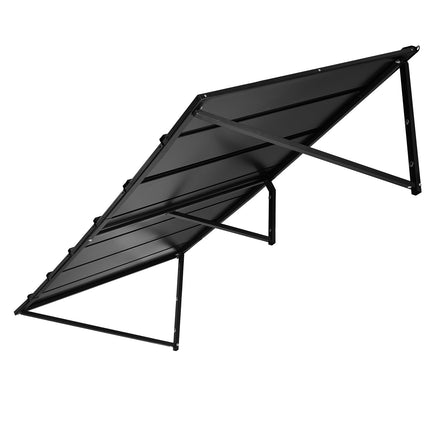 Metal Door Awning Canopy, 80 x 36 In Steel Frame