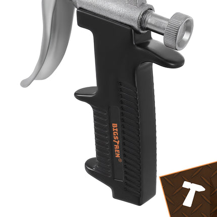 Pistol de spumă metalică cu debit reglabil și mâner antiderapant