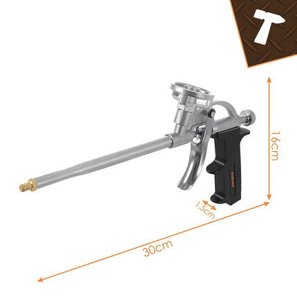 Pistol de spumă metalică cu debit reglabil și mâner antiderapant
