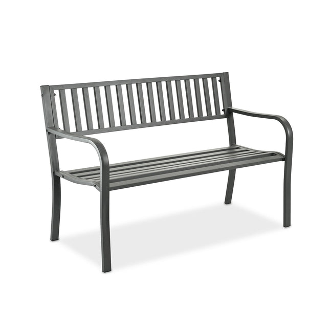 Bancă de grădină metalică - Scaune decorative pentru exterior
