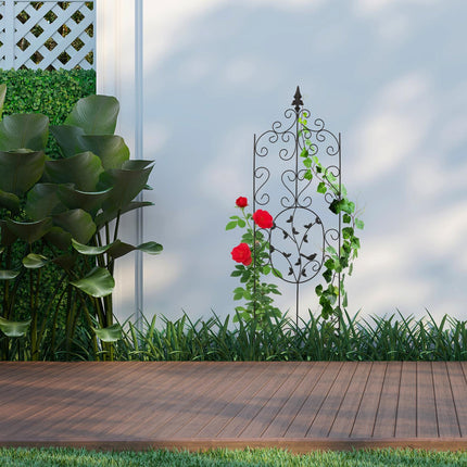 Spalier metalic de gradina pentru plante cataratoare