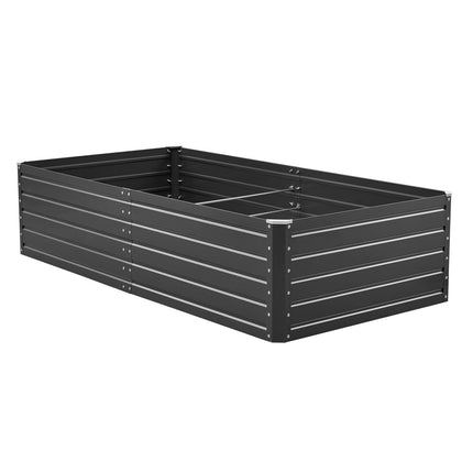 Metal Raised Garden Bed 2 x 1 x 0.5 m, Galvalume