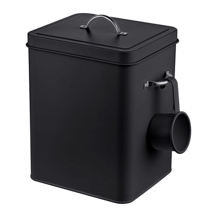 Cutie metalică de depozitare cu capac, capacitate 6 l