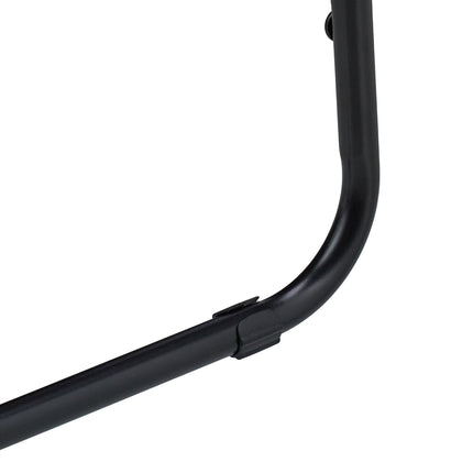 Suport din metal pentru scară pentru prosoape, 3 trepte, negru