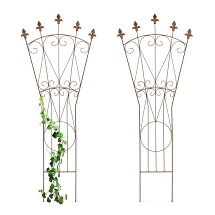 Set spalier metalic - Design Fleur-de-Lis, Suport pentru plante cățărătoare