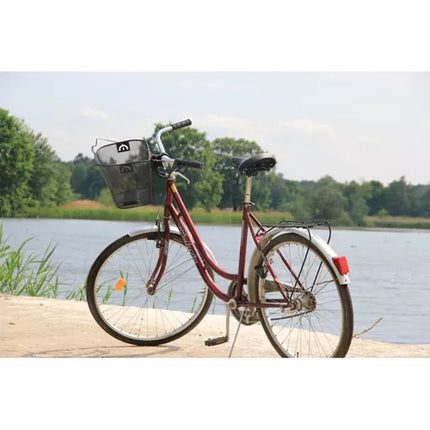 Metal bicycle basket 23557
