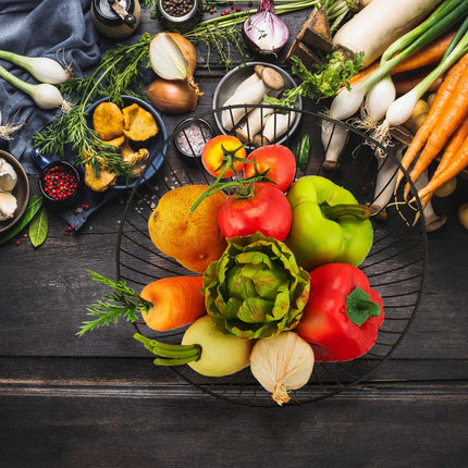 Metal fruit bowl