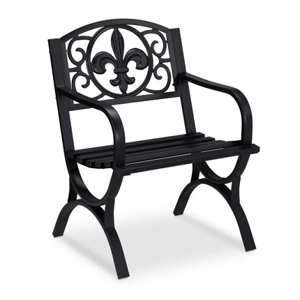 Scaun de gradina din metal in stil antic