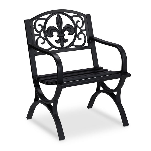 Scaun de gradina din metal in stil antic