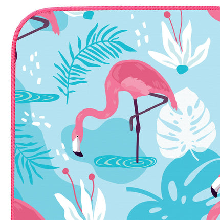 Prosop din microfibra Flamingo Print 160x80 cm
