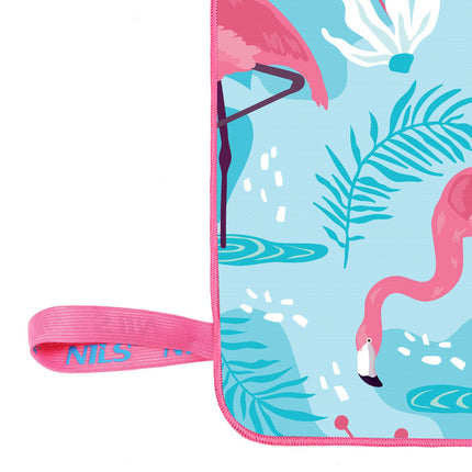Prosop din microfibra Flamingo Print 160x80 cm