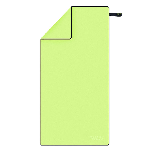 Prosop din microfibra, verde-negru, 140x70 cm