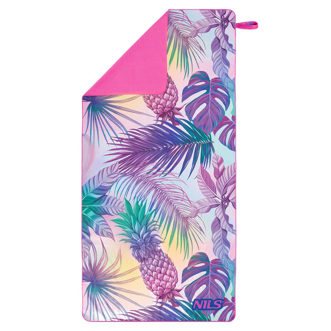 Prosop din microfibra, design ananas, 160x80 cm