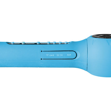 Microphone with Bluetooth speaker Blue